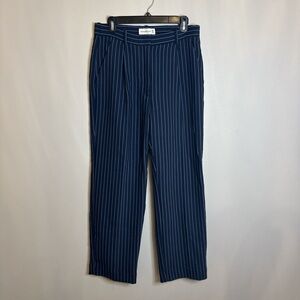Women’s Abercrombie Navy Pinstripe Pants